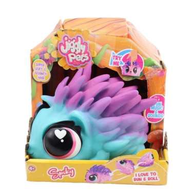 Mainan Figur Landak Interaktif Jiggly Pets Spiky Hedgehog