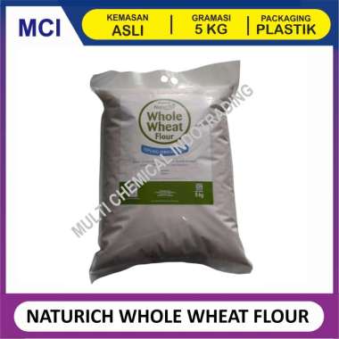TEPUNG GANDUM UTUH NATURICH WHOLE WHEAT FLOUR 5 KG