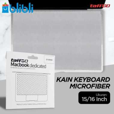 TaffGO Kain Keyboard Laptop Cover Lap Cleaning Cloth Microfiber - AF02 Gray