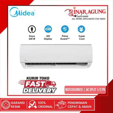 MIDEA MSFC05CRN2X / MSFC-05CRN AC SPLIT STANDARD 1/2 PK - GARANSI RESM
