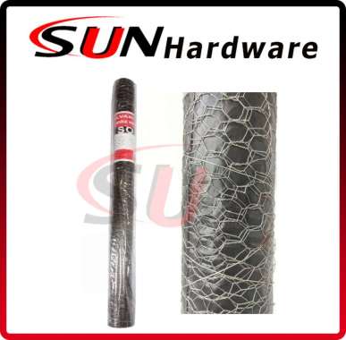 Kawat Loket Ram Ayam 1/2 Inch Galvanized Kandang Pembungkus Pipa Roll