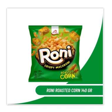 Roni Crispy Macaroni Roasted Corn 140 gr Snack Cemilan