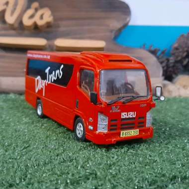 Diecast Miniatur Isuzu Elf DayTrans skala 1:43