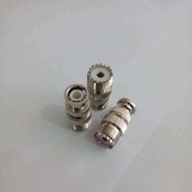 Konektor BNC Male to PL Female HT Sambungan PL259 PL 259 Adapter