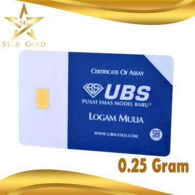 UBS LM Emas Logam Mulia [0.25 g]