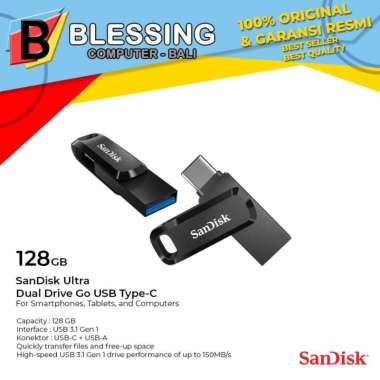 FlashDisk SanDisk 128GB Dual Drive Go USB Type C / FlashDisk 128GB