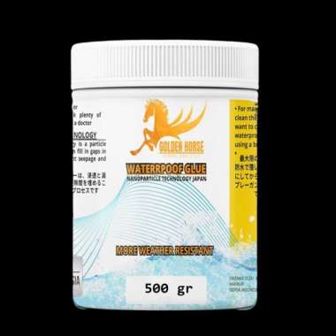 Lem Anti Bocor Transparan Pelapis Tembok & Beton Anti Air / WaterProof Tanpa Kuas 500 gr
