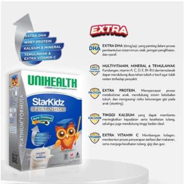 Nutrisi Pintar Untuk Masa Depan Anak - Strakidz Platinum Susu Rasa Vanilla komplit Extract DHA, KALS