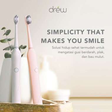 DREW Sonic 3 - Sikat Gigi Elektrik - Electric Toothbrush grey