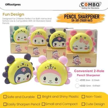 Serutan Pensil Tiger Hat / Rautan Pensil Tiger Hat / Pencil Sharpener SH-301 / Pencil Sharpener SH-3