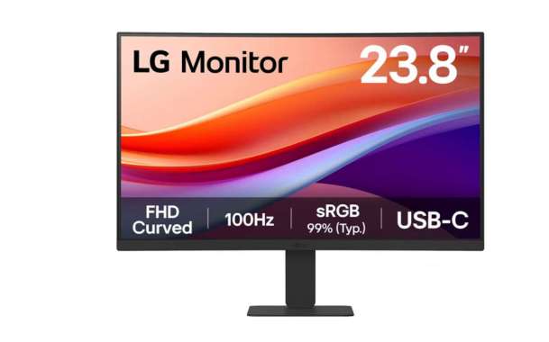 Montior LG 24" 24U421A FHD VA 100Hz 5ms Curved WIth USB-C Garansi Resmi