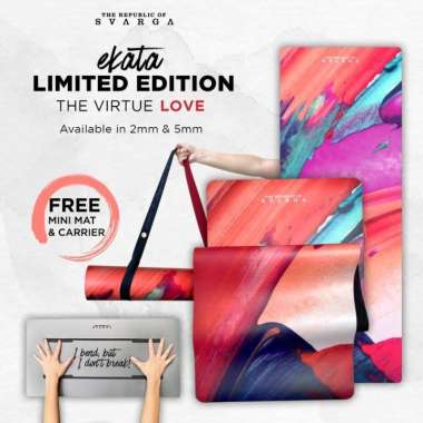 Matras Yoga Mat - Svarga Ekata Rubber Mat - Nusa Penida 2mm