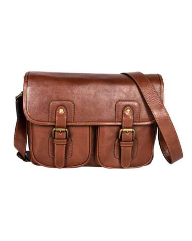 Tas Selempang Kulit Fullhardy BLSB 8201 Cokelat