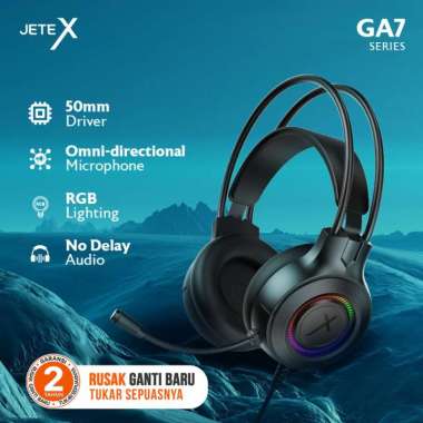 Headset Gaming JETE X GA7 - Headphone Gaming - Garansi Resmi 2 Tahun