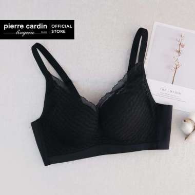Pierre Cardin Bra Wireless Meadow Mist 609-62453B Black 38B