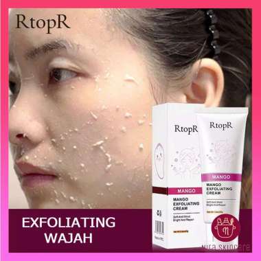 RtopR Mango Exfoliating Cream Penghilang Kulit Mati Perontok Daki Sel Kulit Mati Remove Dead Skin