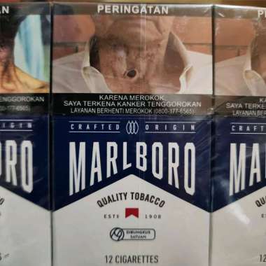 Marlboro Biru Crafted ORIGIN KEMASAN BARU Kretek 12 / Slop