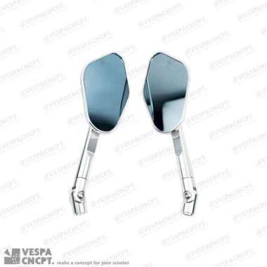Spion Rizoma Elisse Chrome Silver Vespa Sprint Primavera Lx Gts Mirror