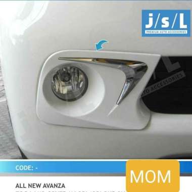 JSL fog lamp cover All New Avanza 2012-2014 Warna Hitam
