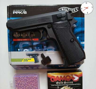 WALTHER PPK/S BUATAN JERMAN FREE GAS DAN GOTRI SETA SKK DAN KTA