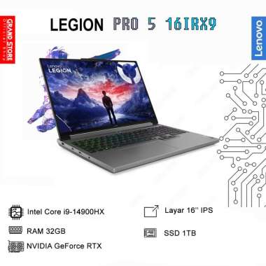 LAPTOP LEGION PRO 5 IPS Intel Core i9-14900HX RTX 4070 8GB 1TB/512GB WIN 11 PROFESSIONAL