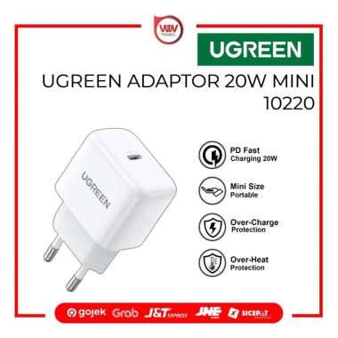 Ugreen 10220 Adaptor 20W Mini PD Fast Charger