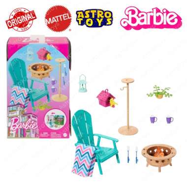Mainan Barbie Original Mattel Set Kursi Boneka Anak Perempuan Lucu Lengkap Rumah Barbie Furniture
