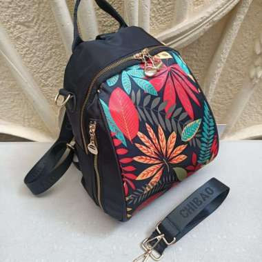 Tas Ransel Chibao 7139-23 Motif Wanita CB 7139 Motif Daun