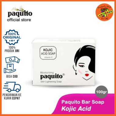 Sabun Paquito Lightening Kojic Acid 100 gr - Moisturizing PAQUITO Skin Lihhtening Soap