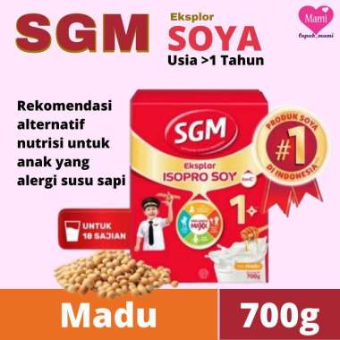 Promo Harga SGM Eksplor Soya 1-5 Susu Pertumbuhan Madu 700 gr - Blibli