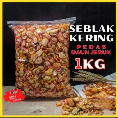 KERUPUK SEBLAK KERING PEDAS DAUN JERUK 1 KG