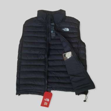 Vest pria dan wanita TNF Ultralight Hitam M