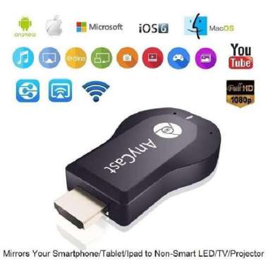 Anycast M4 Plus Wireless HDMI Dongle Terbaik HP Ke TV 100% Original