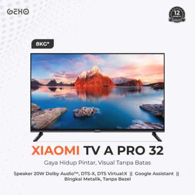 Xiaomi TV A Pro 32 Inch HD Smart Google TV Android Garansi Resmi