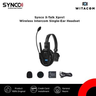 WITACOM - Synco Xtalk XPro 1 Wireless Intercom Master/Remote Headset (2.4 GHz)