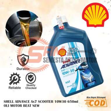 Oli Shell Advance Scooter Matic AX7 10W30 10W40 Motor Matik 650ml