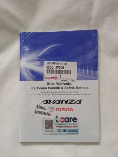 Buku Manual Pedoman Pemilik Integration Book new Avanza Original