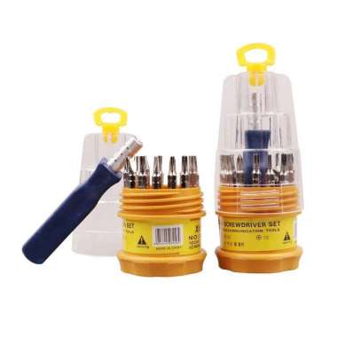 QBLADE Obeng HP Set Lengkap Obeng Set 16in1 Obeng Mini Reparasi Hp7034 Default