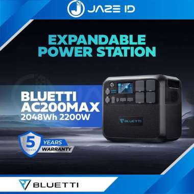 Bluetti AC200MAX Portable Power Station 2200W Power Bank Besar Powerbank