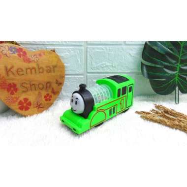 777-59 LOKO+GERBONG PENUMPANG! Mainan Anak Kereta Api Tomas Electric Toys Train Kereta Tomas