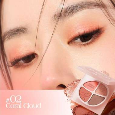 BARENBLISS Dream Chaser Quad Eyeshadow Palette 02 Coral Cloud
