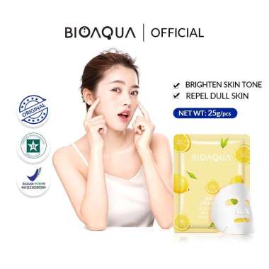 BIOAQUA Masker Sheet Mask Masker Wajah All Varian Lemon Vit C