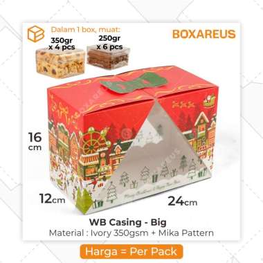 Packaging Hampers Christmas Box Natal Dus Kue Kering | WB Casing Big