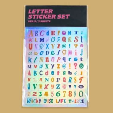 THENCE Letter Sticker Set / Sticker Premium Ver. 5