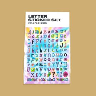 THENCE Letter Sticker Set / Sticker Premium Ver. 8