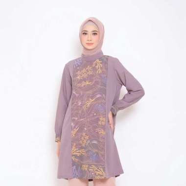Minda Brown Tunik - Jelita Indonesia - Edisi Derawan Size M