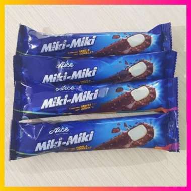 Aice Eskrim Miki Miki Es Krim Vanilla Coklat 1 Dus 60 Pcs Ice Cream