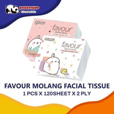Favour Molang Facial Tissue 120 Sheet x 2 Ply