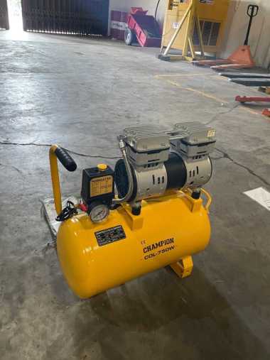 Kompresor Oilles 1 PK Champion COL-750W USA Technology / Kompresor Oilles Mini Tanpa Oli
