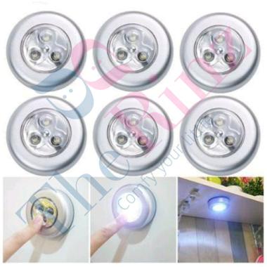 Stick n Click 3 LED Lampu Tempel LED Emergency Darurat Sensor Sentuh Lamp Light